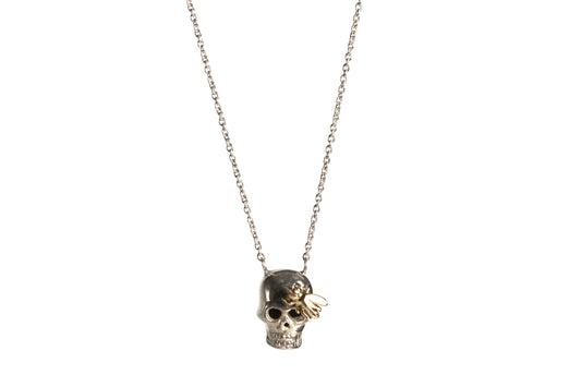 COLGANTE SKULLFLY SILVER