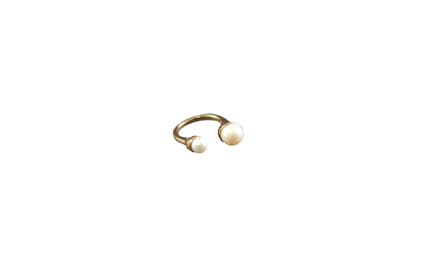 ANILLO TWO PEARLS